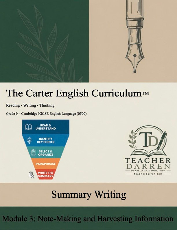 Summary Module 3 Cover